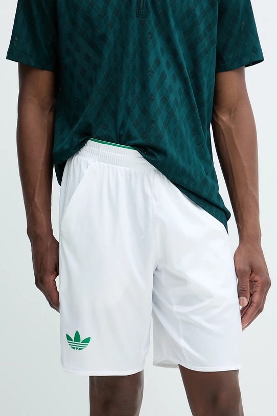 Kratke hlače adidas Originals Ergo Shorts Pro Z elastanom bela JN0781
