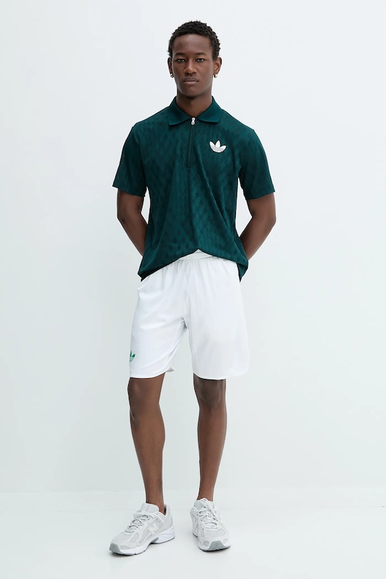 adidas Originals pantaloni scurți Ergo Shorts Pro JN0781 alb AW25
