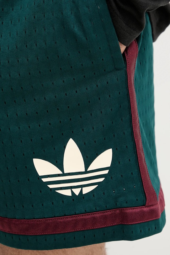 adidas Originals pantaloni scurți Warp Knit Short verde JN1174