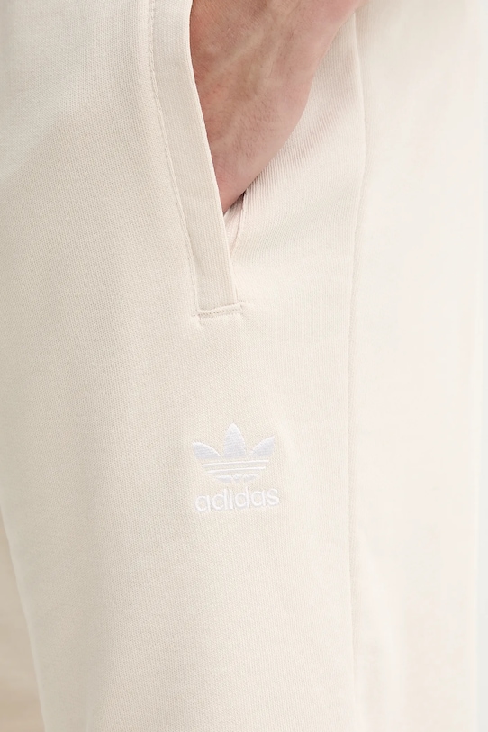 Βαμβακερό σορτσάκι adidas Originals Essentials μπεζ JW3561