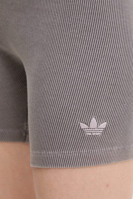 Одежда Шорты adidas Originals Rib Shorts Wash JW3592 серый