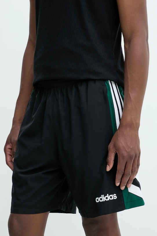 adidas Originals pantaloni scurți 90S Football Shrt cu modele negru JX3077