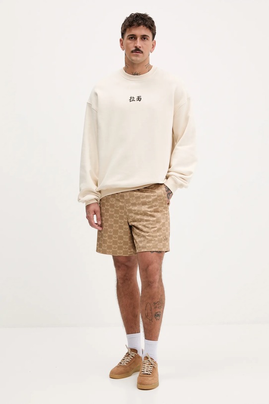 Σορτς adidas Originals Monogram JY2987 μπεζ AW25