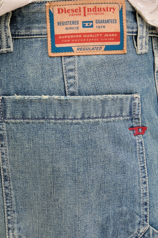 Diesel pantaloni scurti jeans D-LIVERY-W-SHORT albastru A19270.068SK