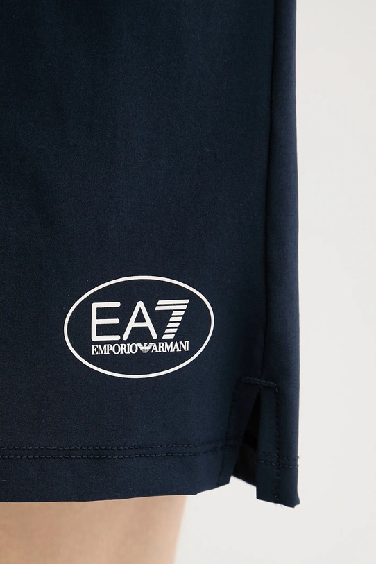 Kratke hlače za vadbo EA7 Emporio Armani mornarsko modra AF17683.7M000835