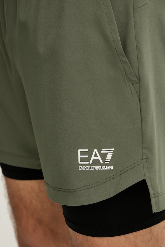 EA7 Emporio Armani szorty treningowe zielony PNBXZ.8NPS09