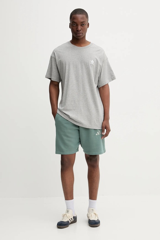 adidas pantaloni scurți din bumbac All SZN JN0606 verde AW25