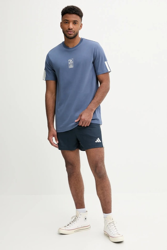 adidas szorty Stadium Jacquard Shorts JX5585 granatowy AW25