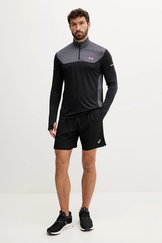 Asics pantaloni scurți de alergare 2011D213 negru AW25