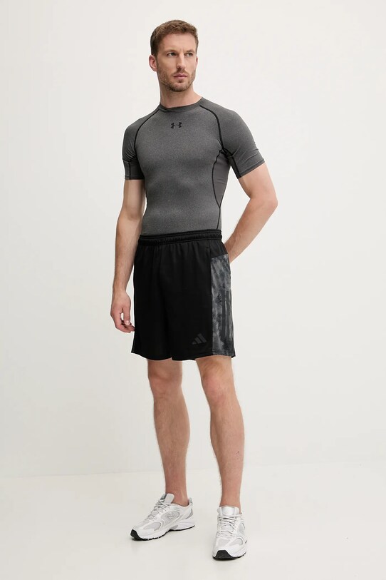 adidas Performance edzős rövidnadrág WORKOUT ESSENTIALS PLUS JV7263 fekete AW25