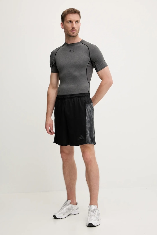 Kratke hlače za vadbo adidas Performance WORKOUT ESSENTIALS PLUS JV7263 črna AW25