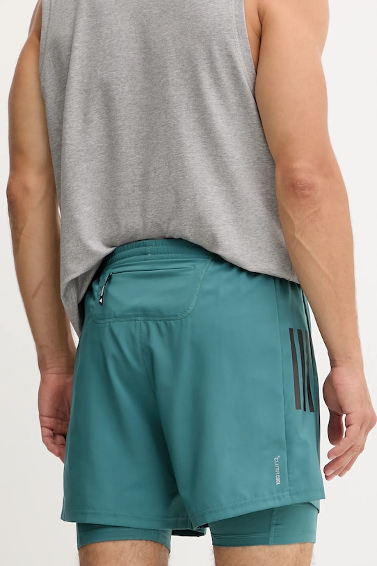 Îmbrăcăminte adidas Performance pantaloni scurți de alergare Own The Run JW9701 turcoaz