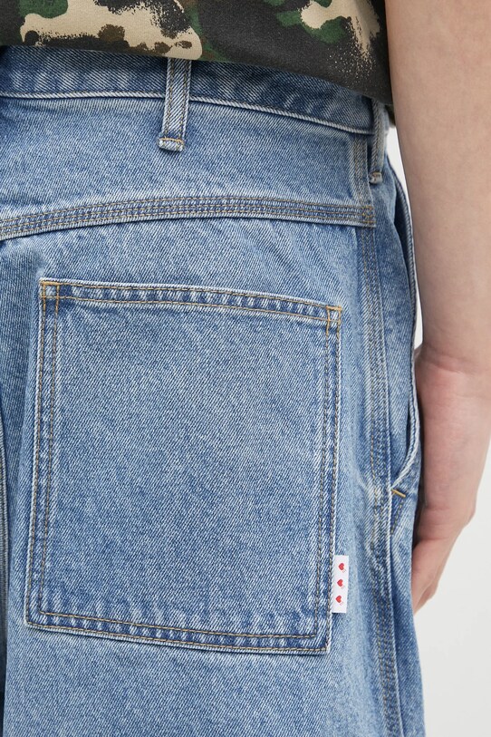 Human Made szorty jeansowe niebieski HM29PT017