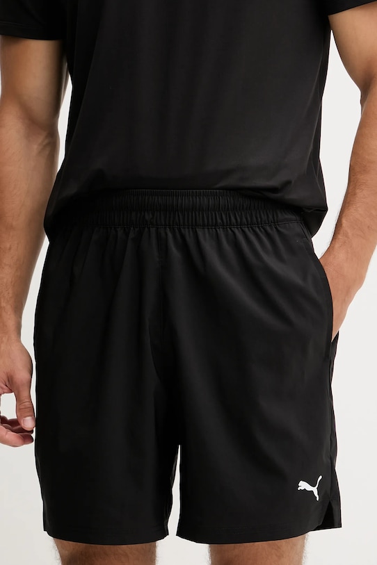 Σορτς προπόνησης Puma ύφασμα μαύρο 525910