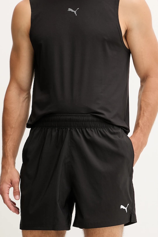 Puma szorty treningowe tkanina czarny 525911