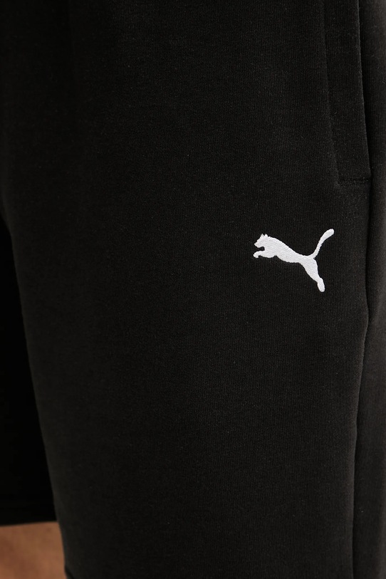 Puma szorty bawełniane czarny 629654