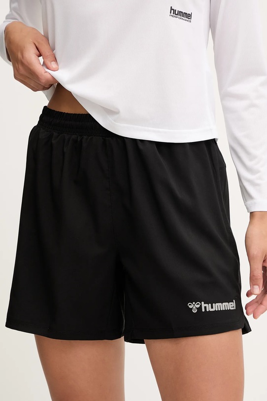 Hummel szorty do biegania tkanina czarny 227249