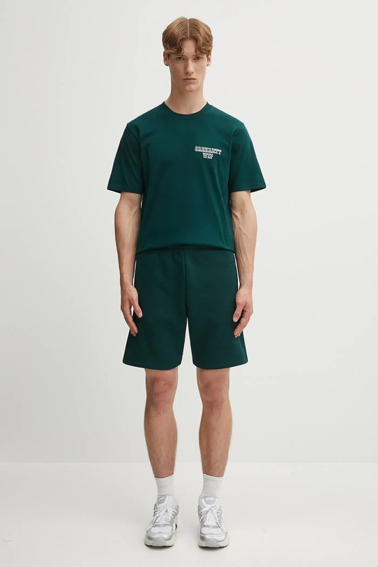 Carhartt WIP szorty Chase zielony I033669.30YXX