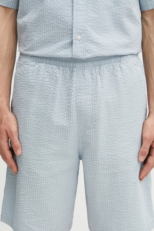 Βαμβακερό σορτσάκι Carhartt WIP Toland μπλε I035152.31SXX