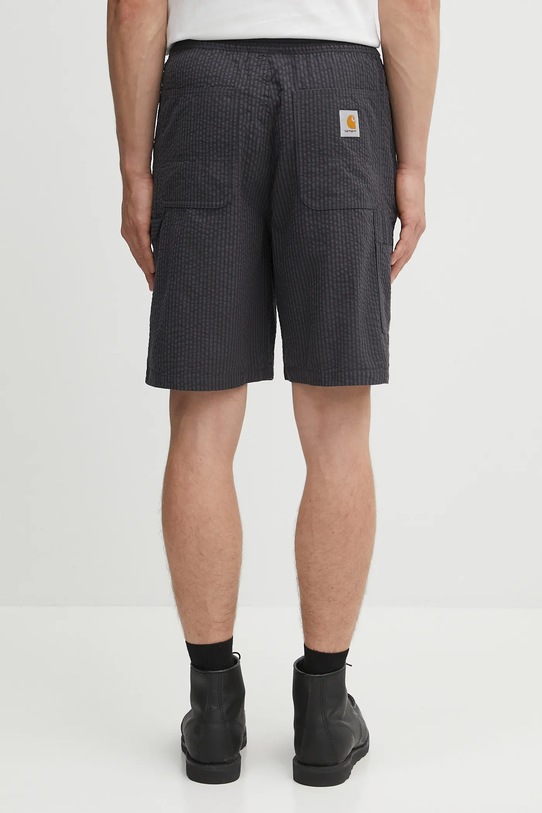 Odzież Carhartt WIP szorty bawełniane Toland I035152.31RXX czarny