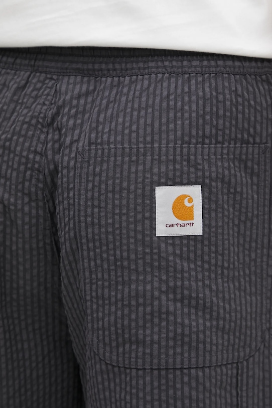 Carhartt WIP cotton shorts Toland black I035152.31RXX