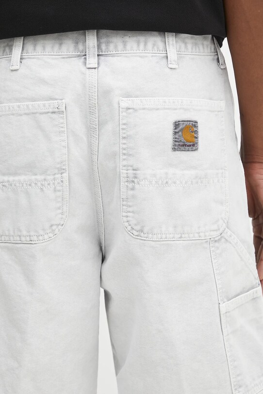 Дънков къс панталон Carhartt WIP Single Knee сив I035558.895F
