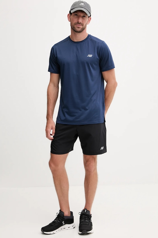 New Balance szorty treningowe MS41232BK czarny AW25