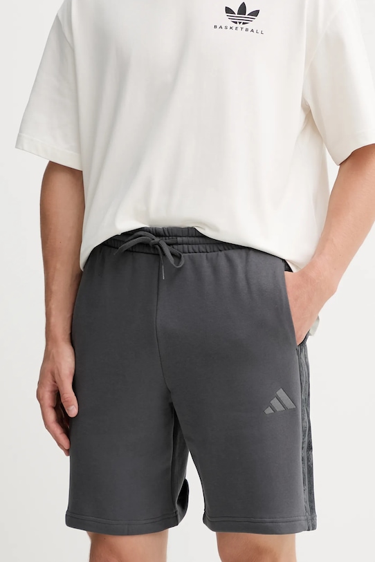 adidas szorty Seasonal AOP drobny wzór szary JM1719