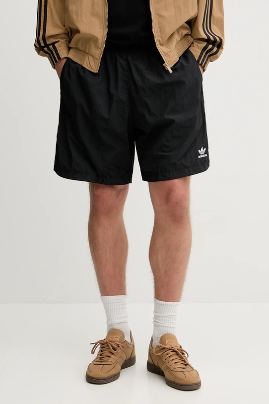 adidas Originals pantaloni scurți Essentials panza negru JX3904