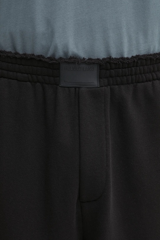 Helmut Lang szorty bawełniane czarny P02HM206