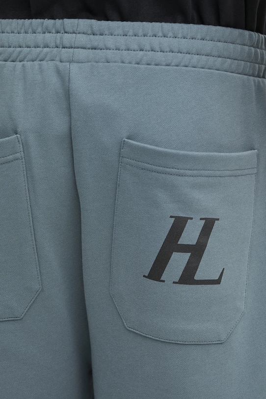 Helmut Lang szorty bawełniane niebieski P04HM209