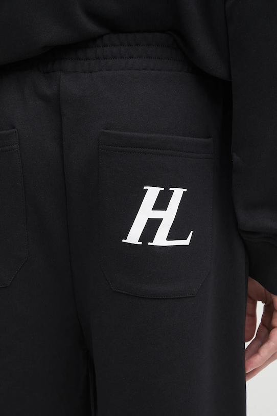 Helmut Lang szorty bawełniane czarny P04HM209