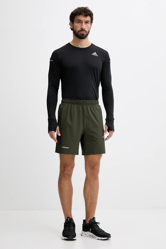 adidas Performance szorty treningowe Training Essentials Holiday KA7862 zielony AW25