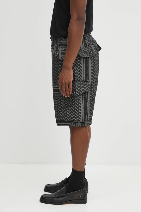 Къс панталон NEIGHBORHOOD jq shemagh cargo short pants 251SPNH.PTM09 черен AW25