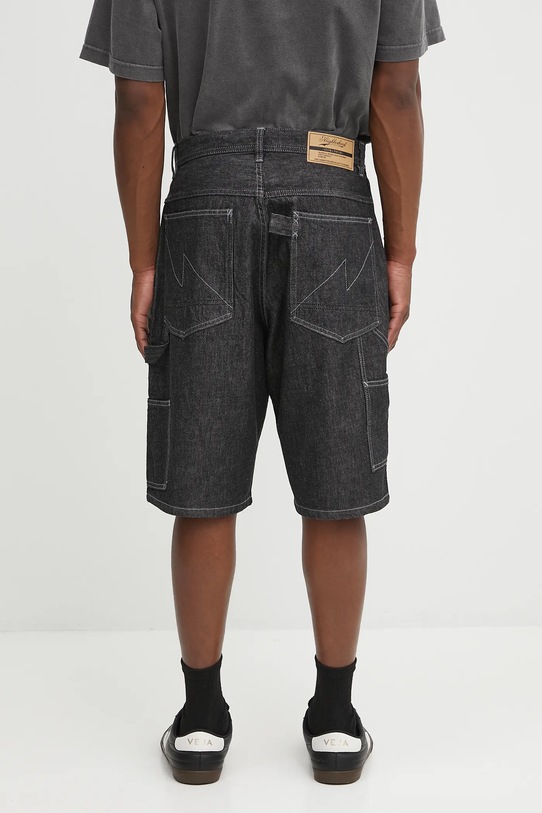 Oblečení Džínové šortky NEIGHBORHOOD denim painter short pants 251AQNH.PTM04 černá