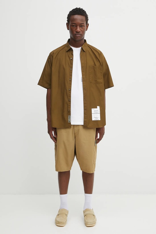 Bavlnené šortky NEIGHBORHOOD bdu short pants 251SPNH.PTM05 zelená