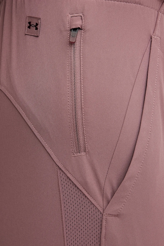 Under Armour pantaloni scurți sport Project Rock maro 6007178