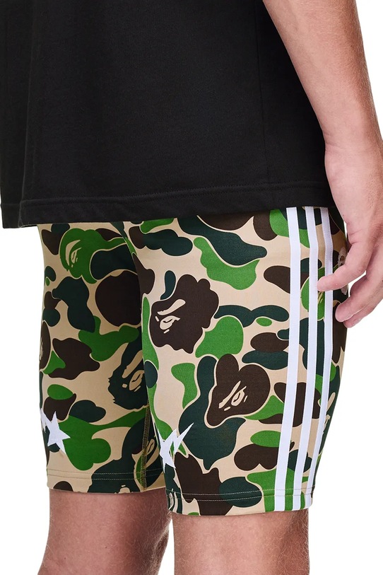 adidas Originals szorty BAPE FB TIGHTS zielony KB2206