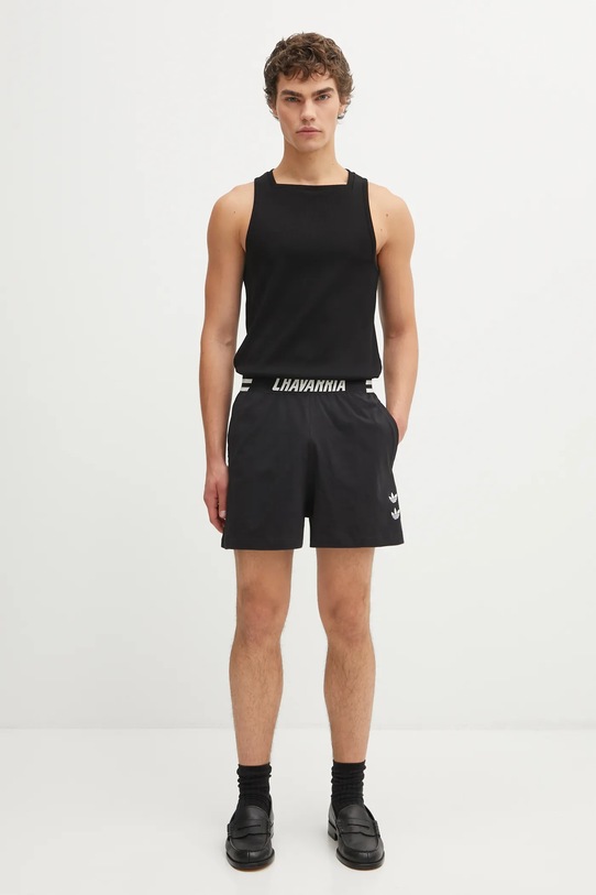 Bavlnené šortky adidas Originals Wc House Short 2-pak čierna KD9355