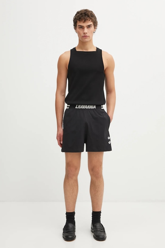 Bavlnené šortky adidas Originals Wc House Short 2-pak čierna KD9355