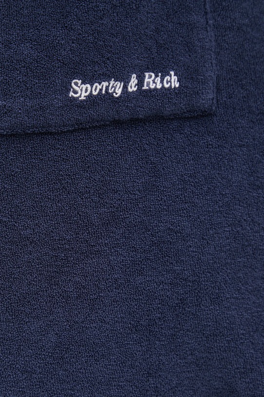 Sporty & Rich szorty bawełniane Eden Script Terry SH02760673BL106