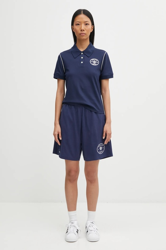 Sporty & Rich cotton shorts Eden Crest Embroidered Gym SH03960666BL106
