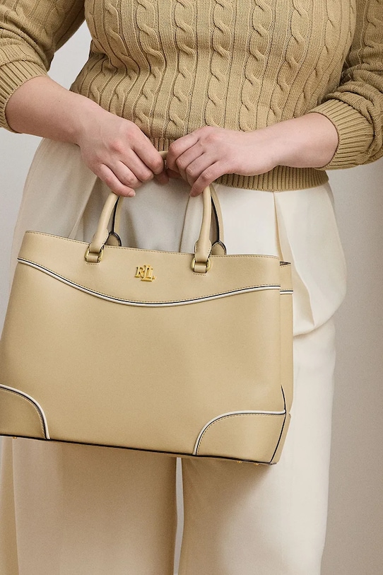 Δερμάτινη τσάντα Lauren Ralph Lauren 431959595