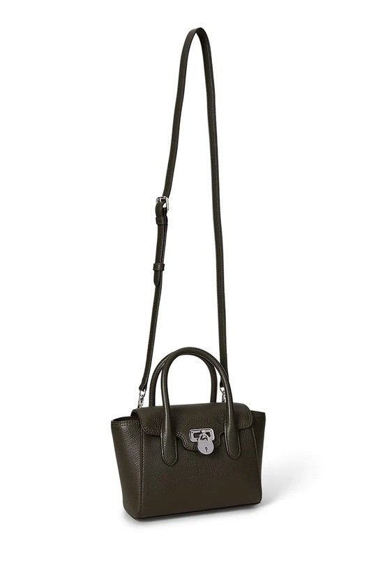Kožená kabelka Lauren Ralph Lauren 431969349 zelená AW25