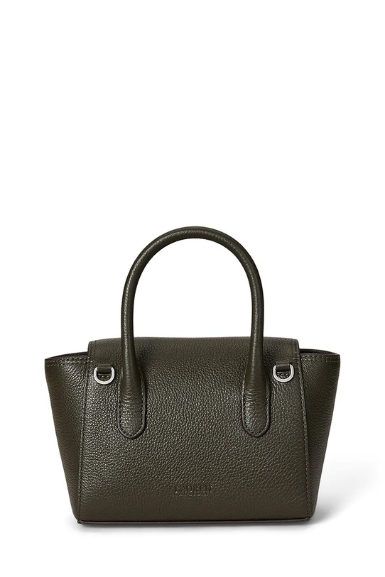 Akcesoria Lauren Ralph Lauren torebka skórzana 431969349 zielony