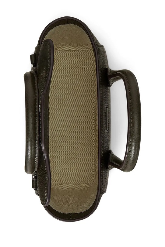 Kožená kabelka Lauren Ralph Lauren zelená 431969349