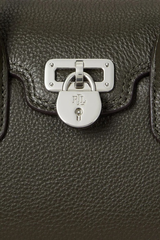 Lauren Ralph Lauren torebka skórzana 431969349 zielony