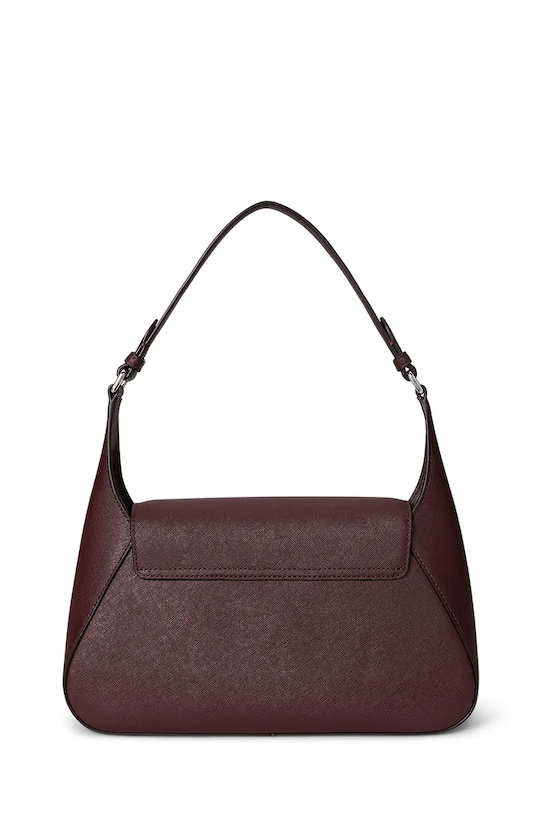 Akcesoria Lauren Ralph Lauren torebka skórzana 431969364 bordowy