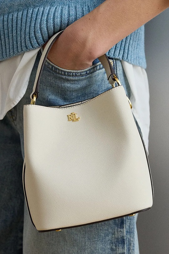 Lauren Ralph Lauren torebka worek damska skórzana 431969365