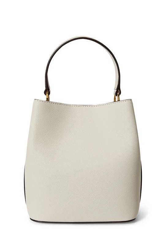 Lauren Ralph Lauren torebka worek damska skórzana 431969365 beżowy SS26